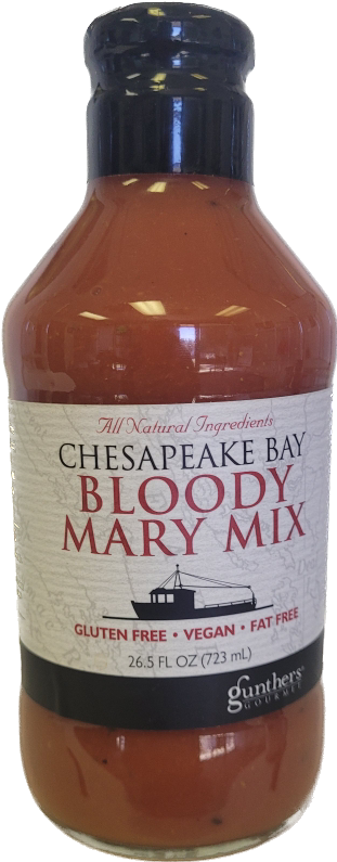 Chesapeake Bay Bloody Mary Mix: 26.5 oz Glass, (NO CRAB MEAT)
