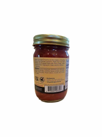 Pineapple Salsa with Spicy Ginger