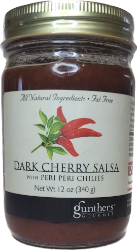 Dark Cherry Salsa with Peri-Peri Peppers